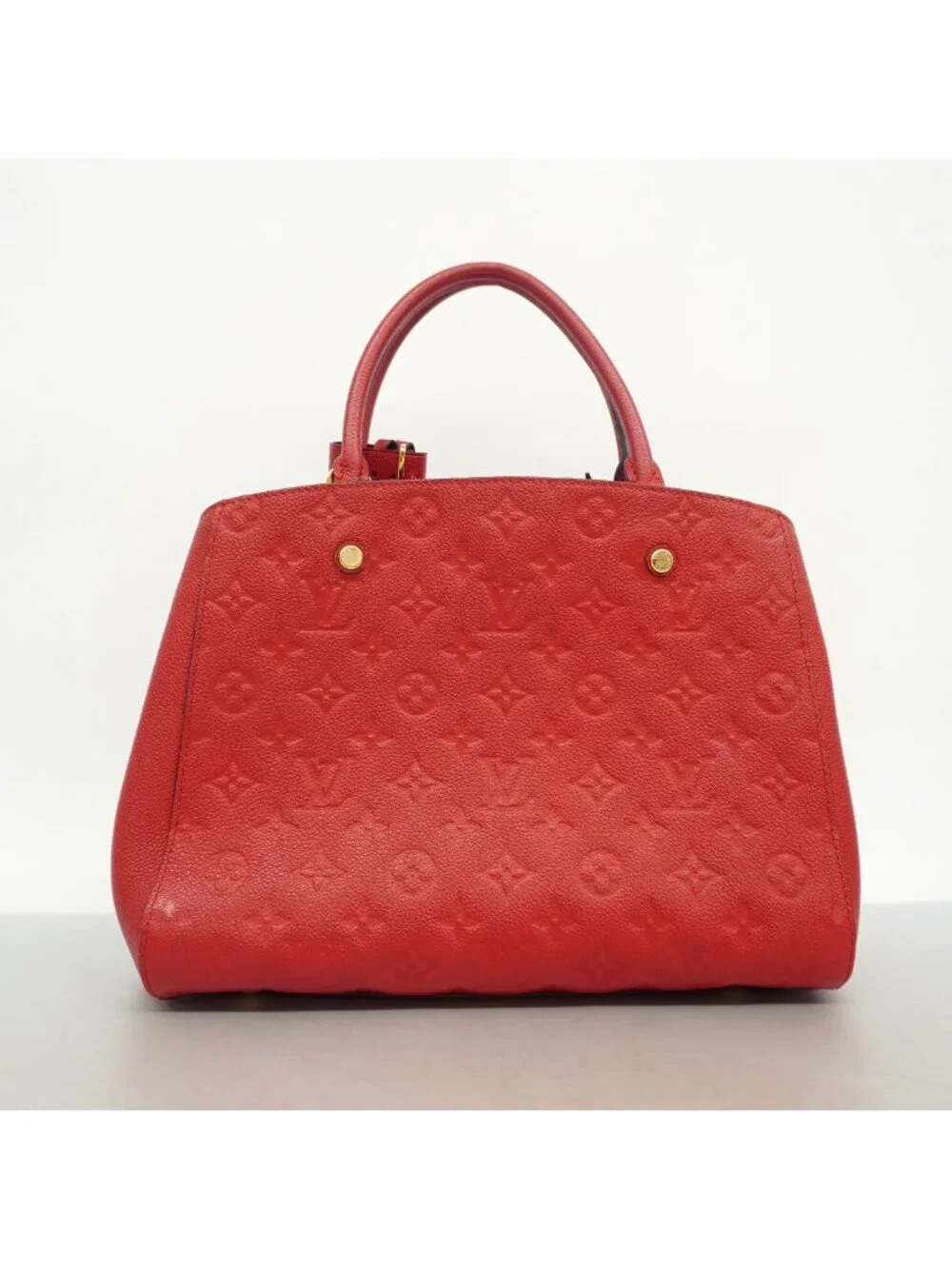 Louis Vuitton Handbag Monogram Empreinte Montaigne MM Cerise 2-Way Bag